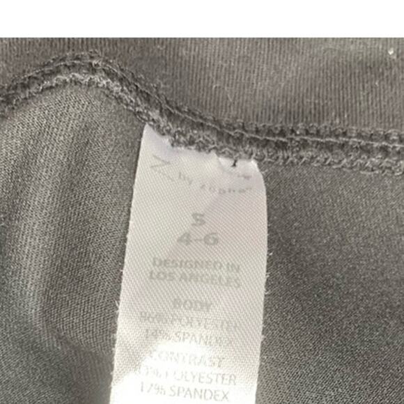 Z By Zobha Leggings Black Size S Side Zip Pockets - Picture 8 of 8